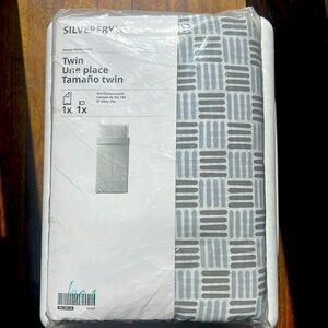 NWT | IKEA Silverfryle Twin Duvet Cover | 100% Cotton